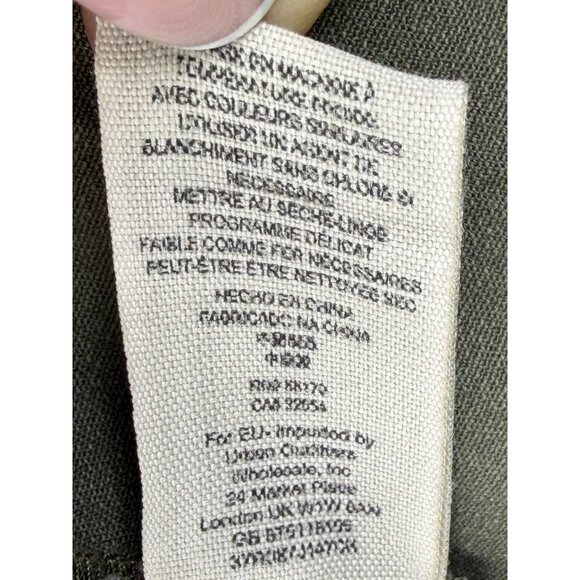 Free People Green Cropped Military Band Jacket 6| Napoleoncore Indie Sleaze Boho - Picture 16 of 16